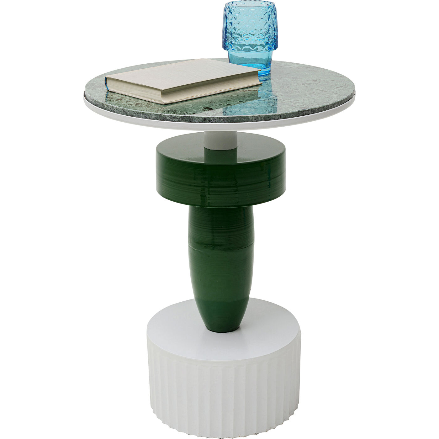 Приставной стол Memphis Green Ø40cm KARE 70380
