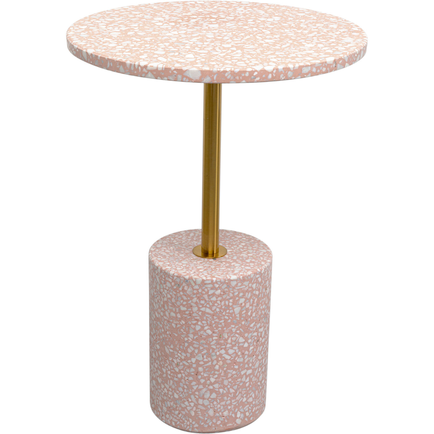 Приставной стол Amore Pink Ø40cm KARE 70263