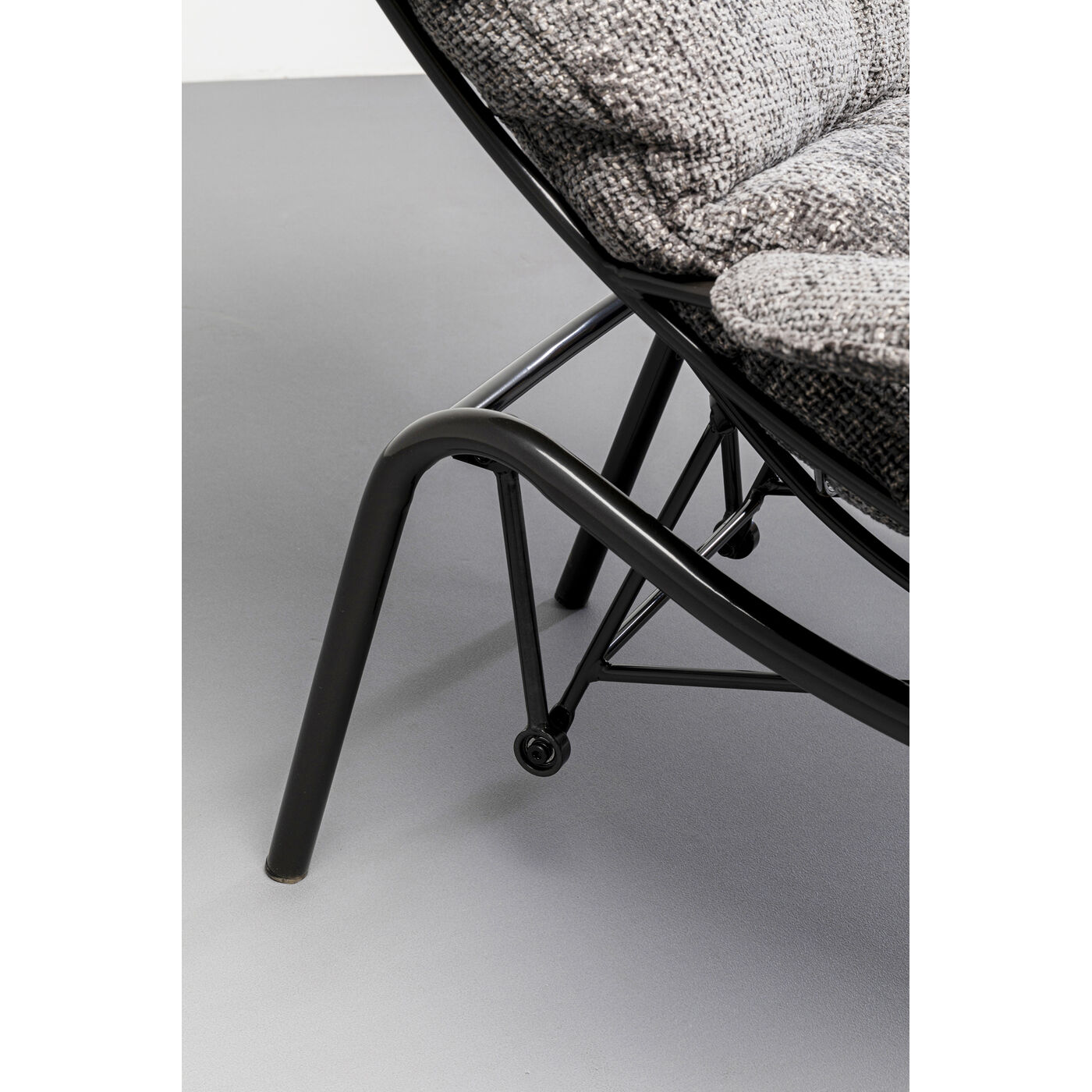Кресло + Пуф Vienna Swing Grey KARE 87843