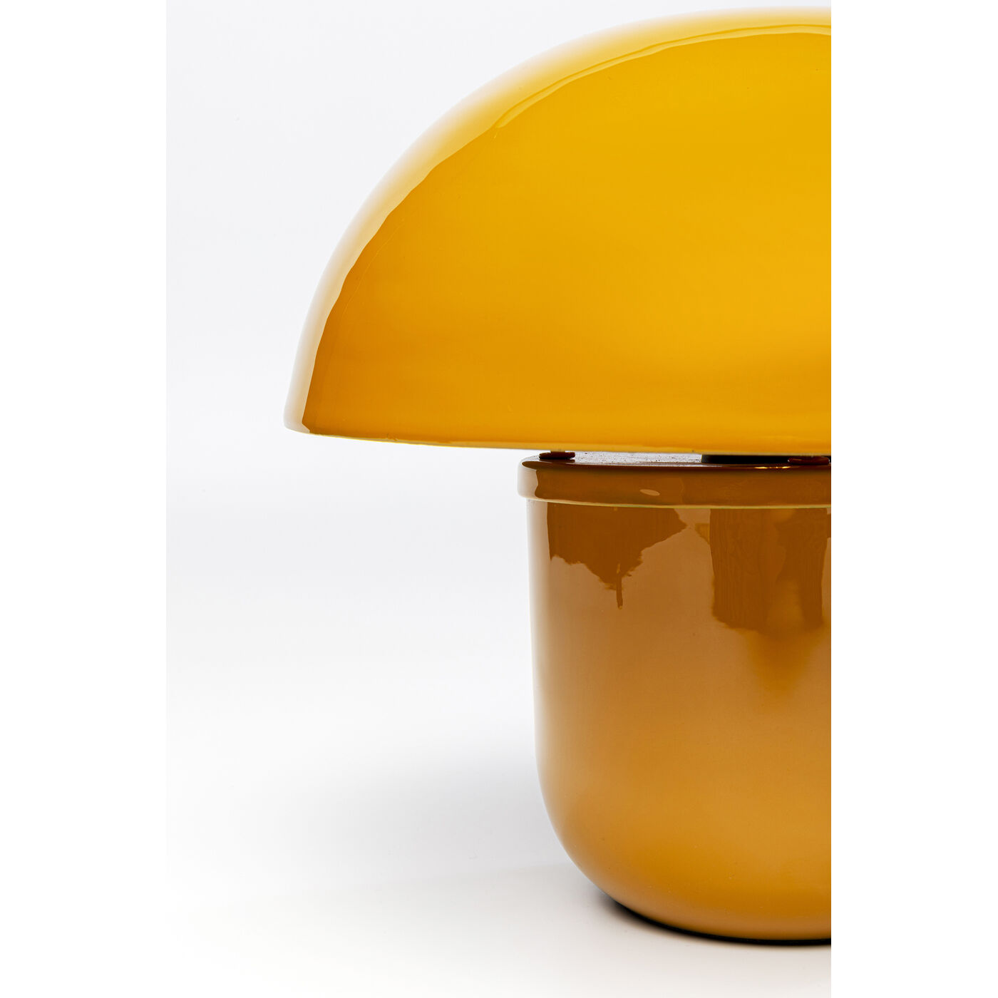Светильник настольный Mushroom Yellow 27 см KARE 56438