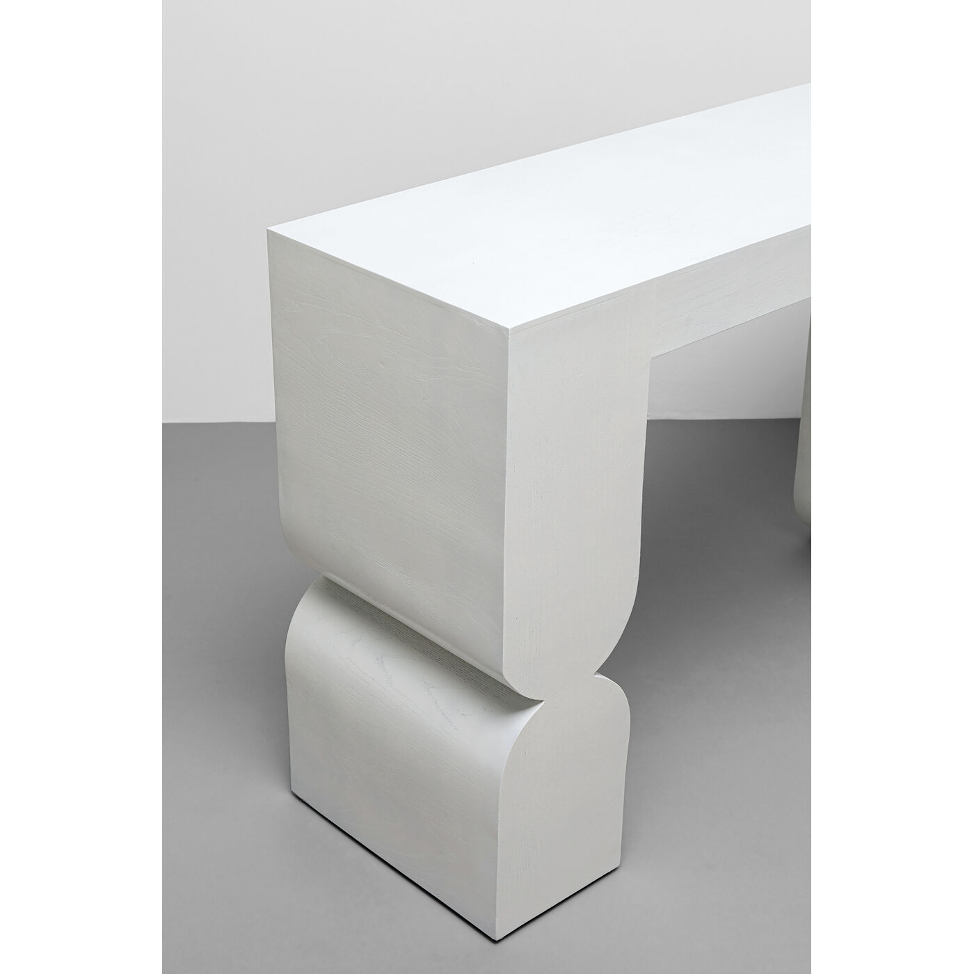 Консоль Curve White 120x85cm KARE 70226