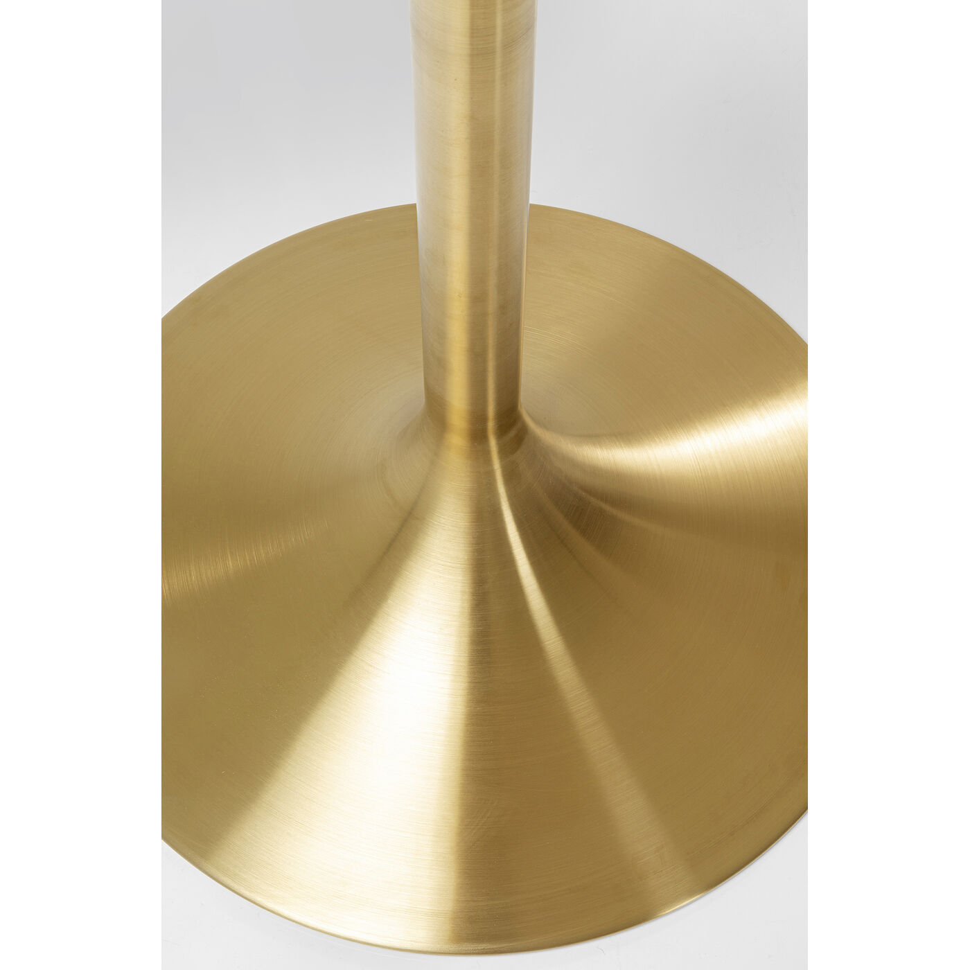 Стол Invitation Set Ceramic White Brass Ø120cm KARE 70493