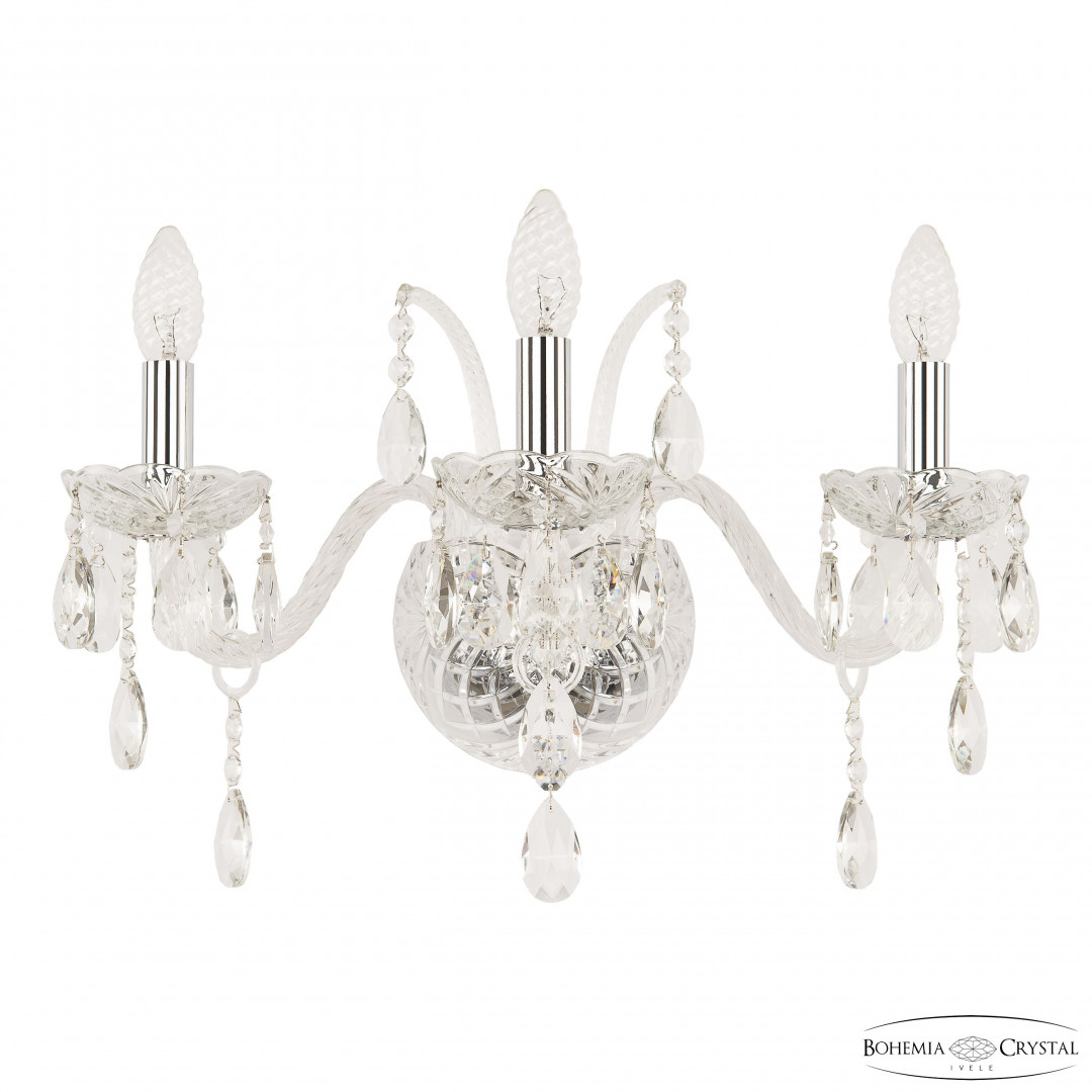 Бра хрустальные 105B/3/165 Ni Bohemia Ivele Crystal