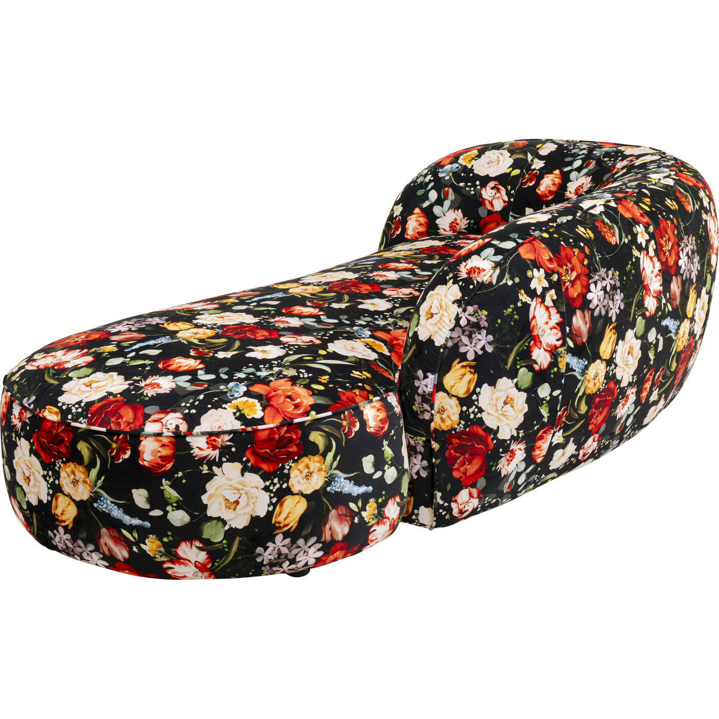 Диван Wonder Flowers Black 200cm KARE 71390