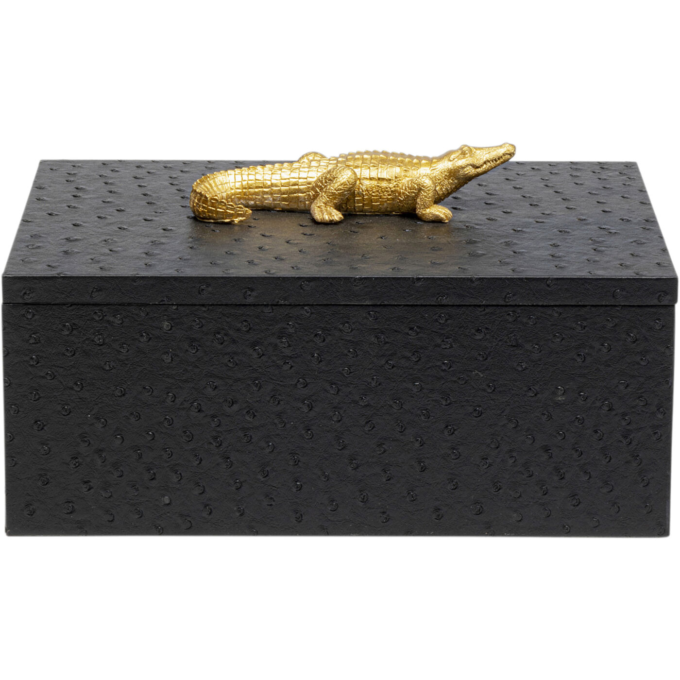 Шкатулка Crocodile Black (2 шт) KARE 56261