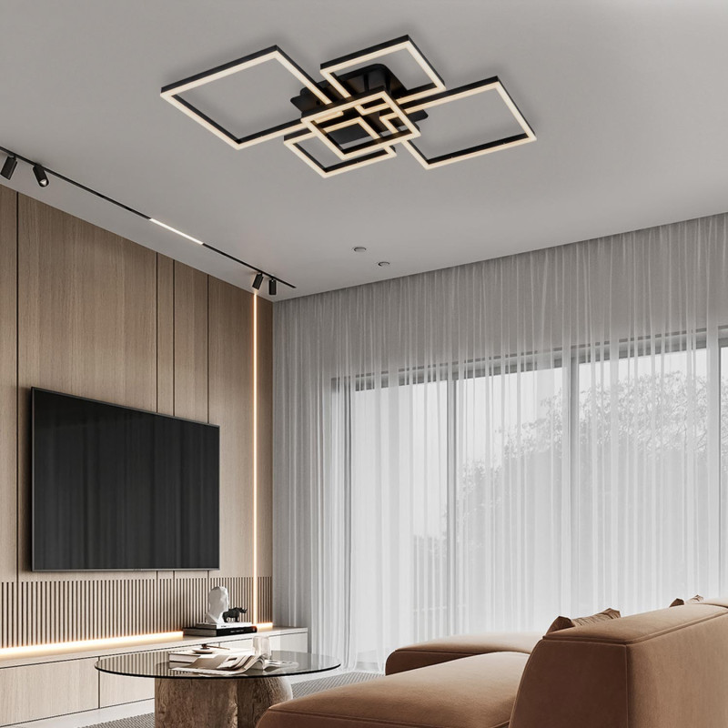 Накладная люстра LED4U L11041-5 BK