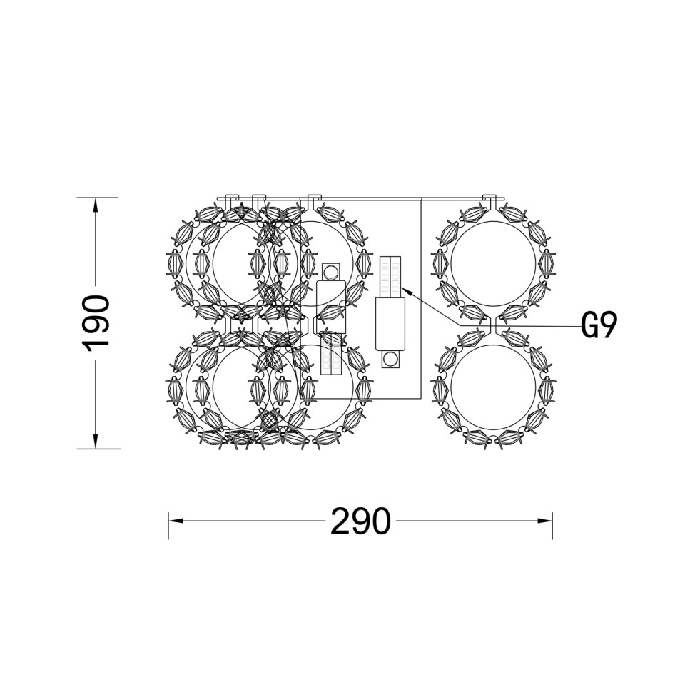 Бра Fluorite FL1107-2W