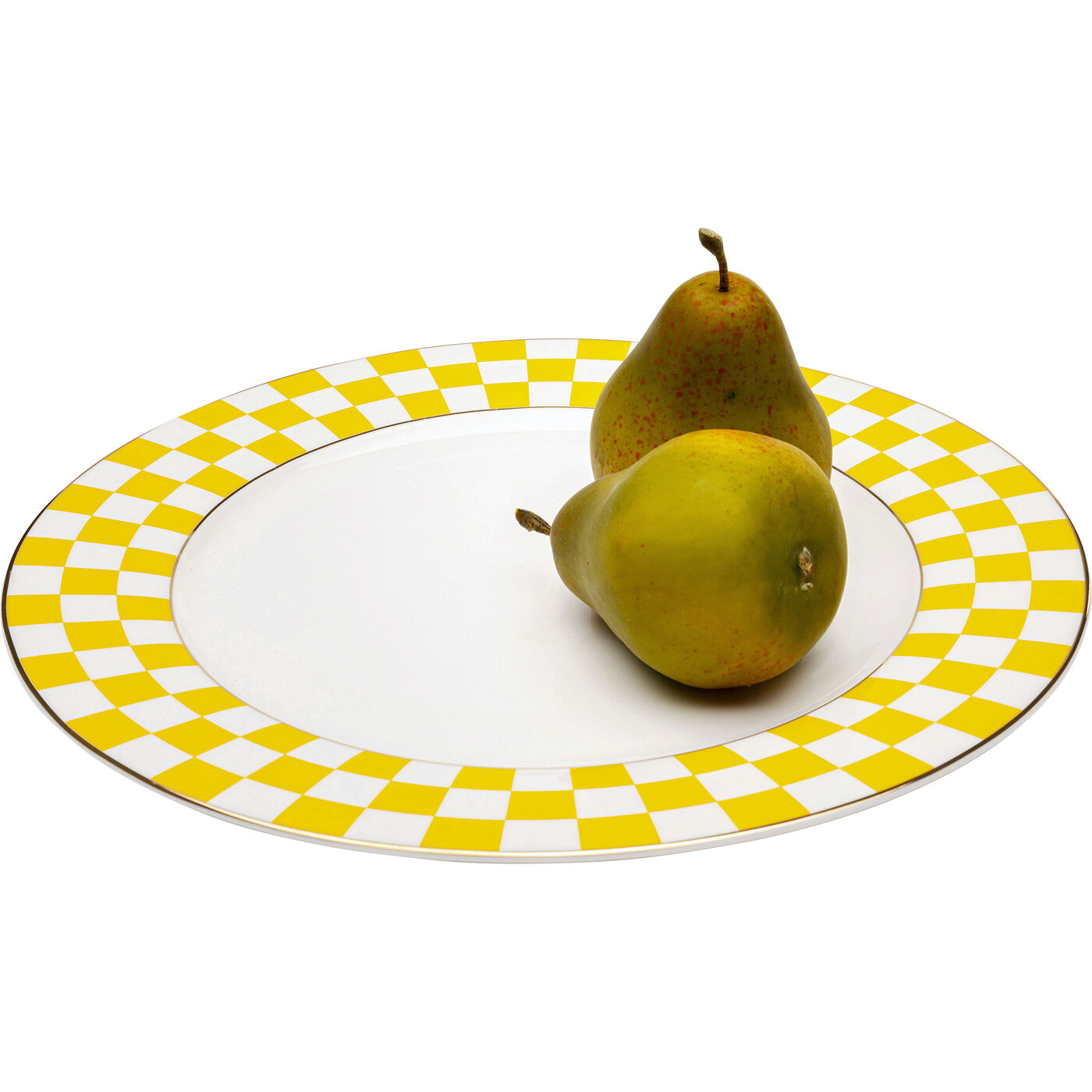 Тарелка Harlequin Yellow Ø27cm KARE 56988