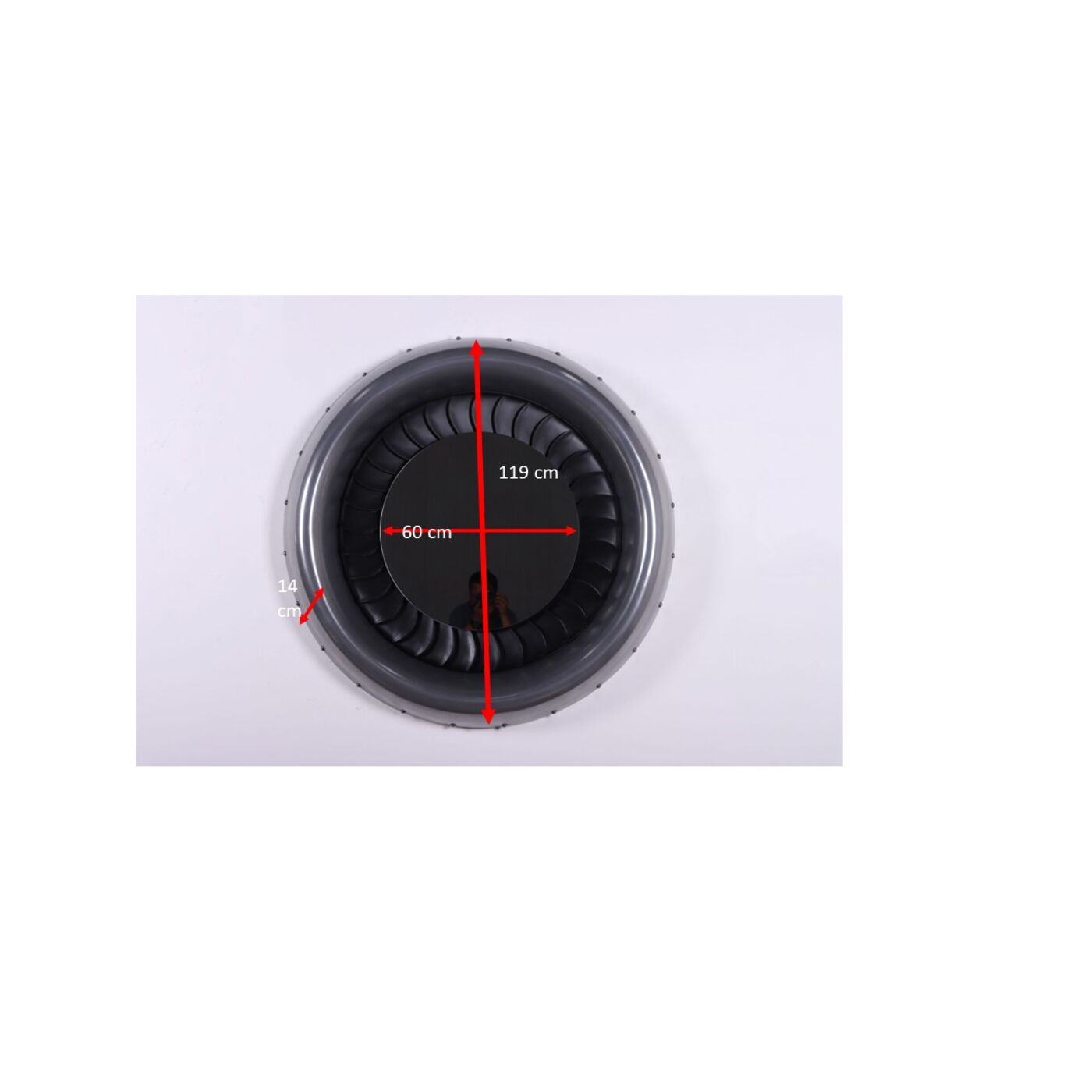 Зеркало настенное Jet Ø119 см KARE 87152