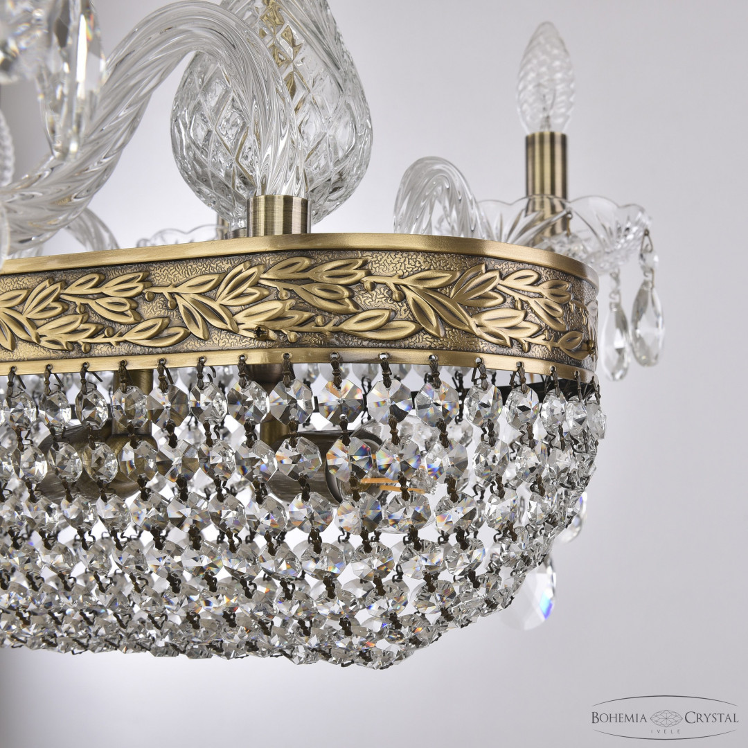 Люстра хрустальная 1452/6/195/600 FP Bohemia Ivele Crystal