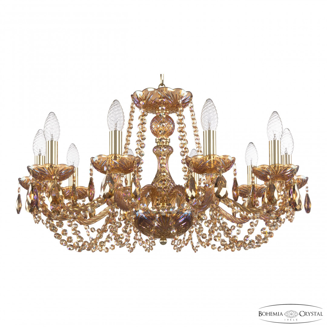 Люстра хрустальная 119/10/240 G M777 Bohemia Ivele Crystal