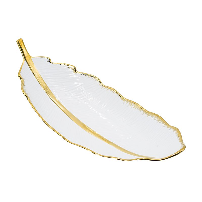 Блюдо декоративное Лист Glasar 8850