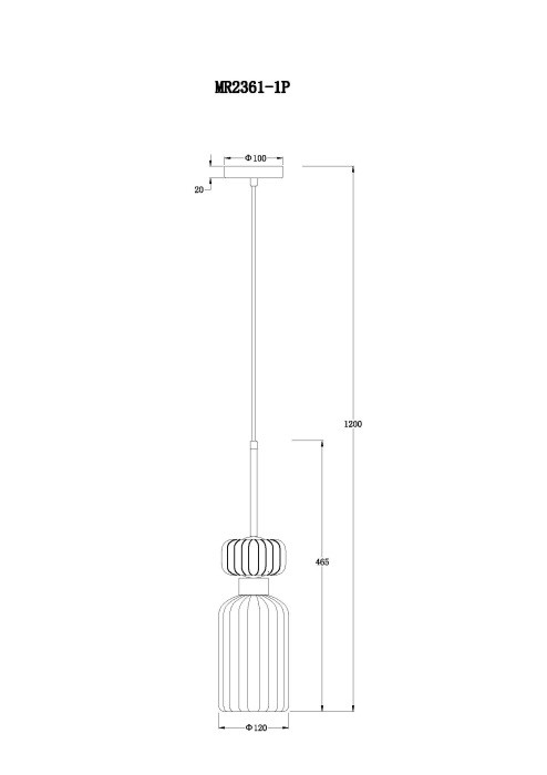 Подвесной светильник MyFar MR2361-1P