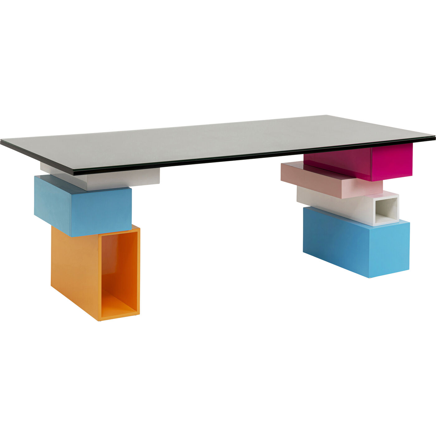 Стол письменный  KARE x Karim Rashid Pixel with glass top200x90cm KARE 70902
