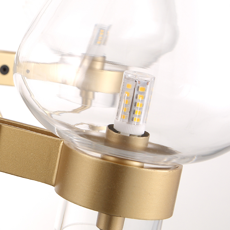 Люстра MONTALEMBERT by Studios 8 lamps Gold/Smoky by ImperiumLoft