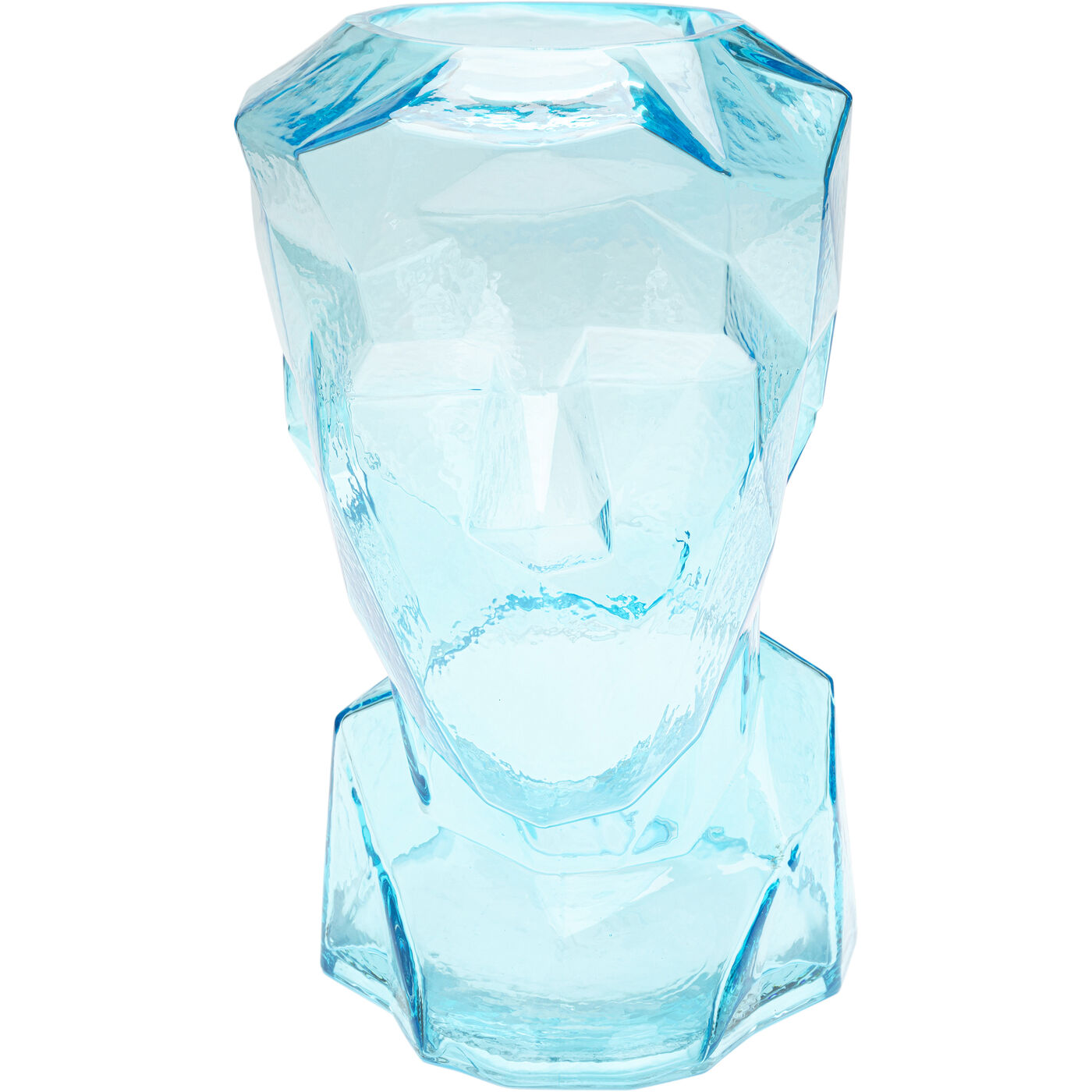 Ваза Prisma Face Light Blue 30 см KARE 56404
