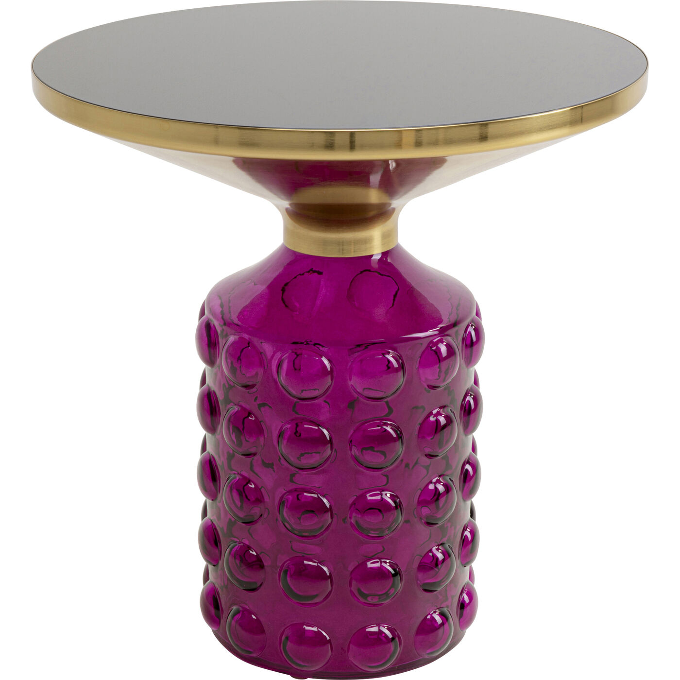 Стол приставной Lola Purple Ø50cm KARE 70649