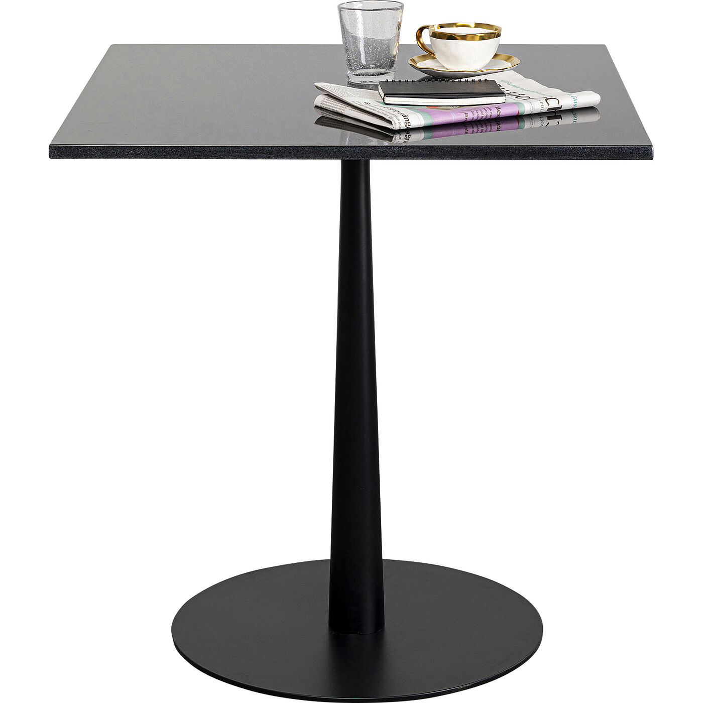 Стол для бистро Capri Black 70x70 см KARE 87927