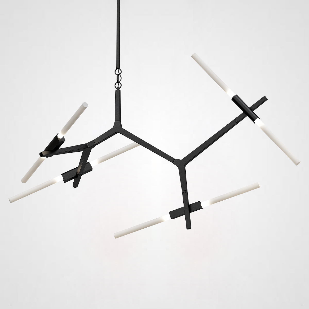 Люстра Агнес Chandelier Summer 8 Black by ImperiumLoft