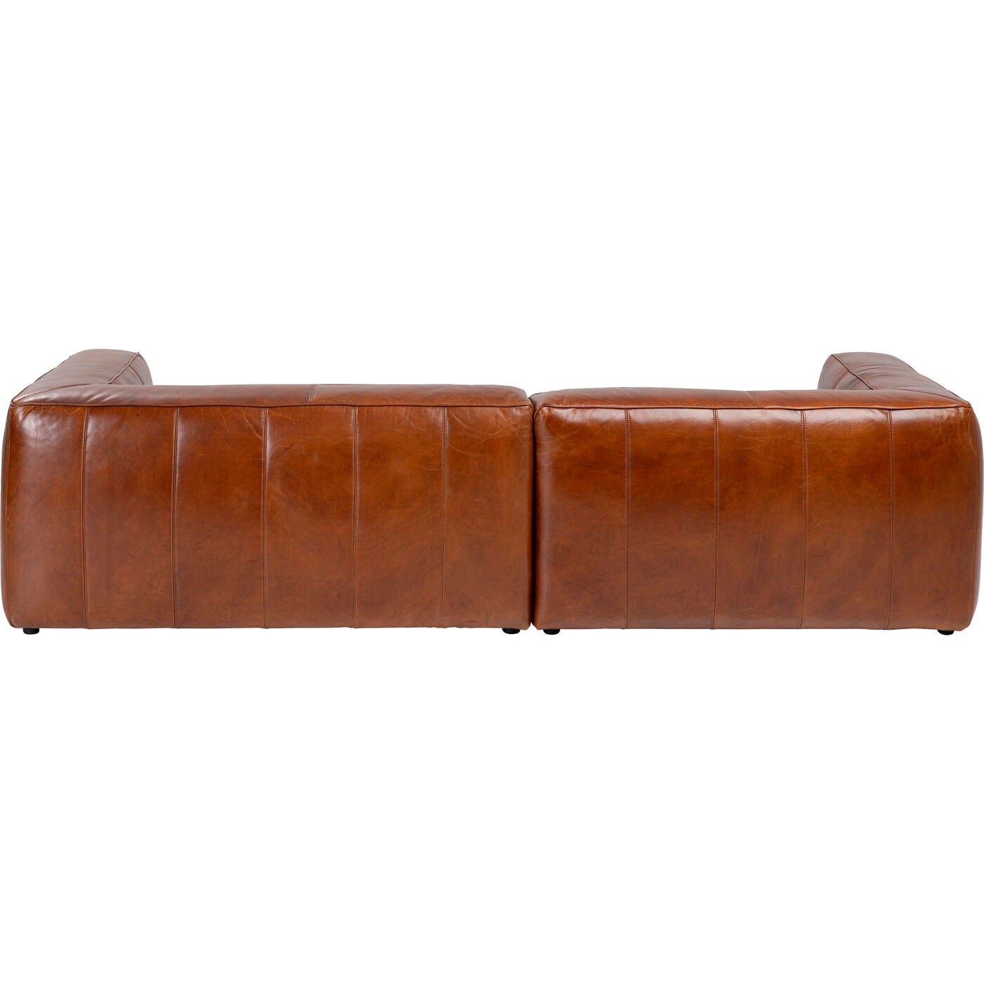 Диван угловой Cubetto Leather Brown 170x270 см KARE 87779