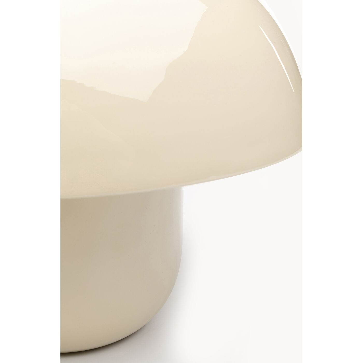 Светильник настольный Mushroom Shiny Ecru 27cm KARE 58170