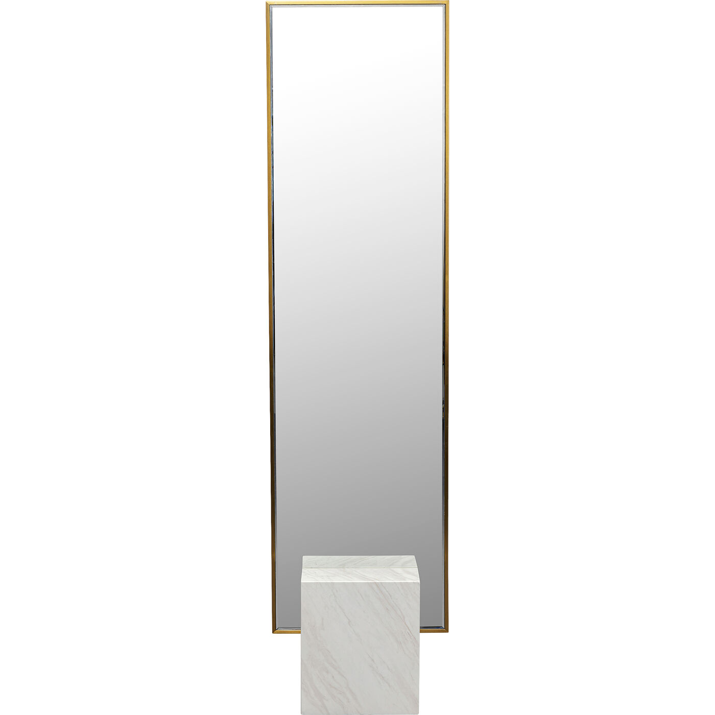 Зеркало напольное Hulda Brass 46x180 см KARE 87781