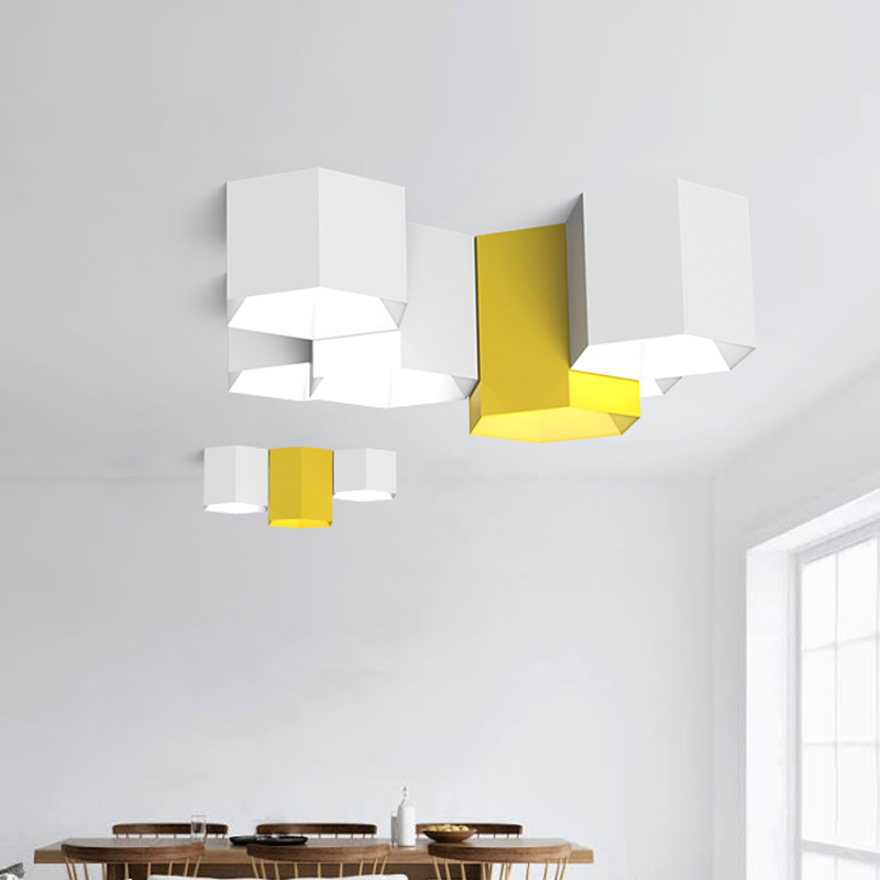 Потолочный светильник HEXAGON B H20 Grey by ImperiumLoft