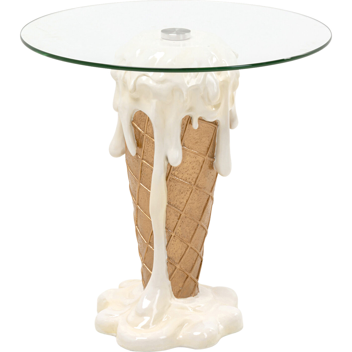 Стол приставной Ice Cream Vanilla Ø48cm KARE 71038