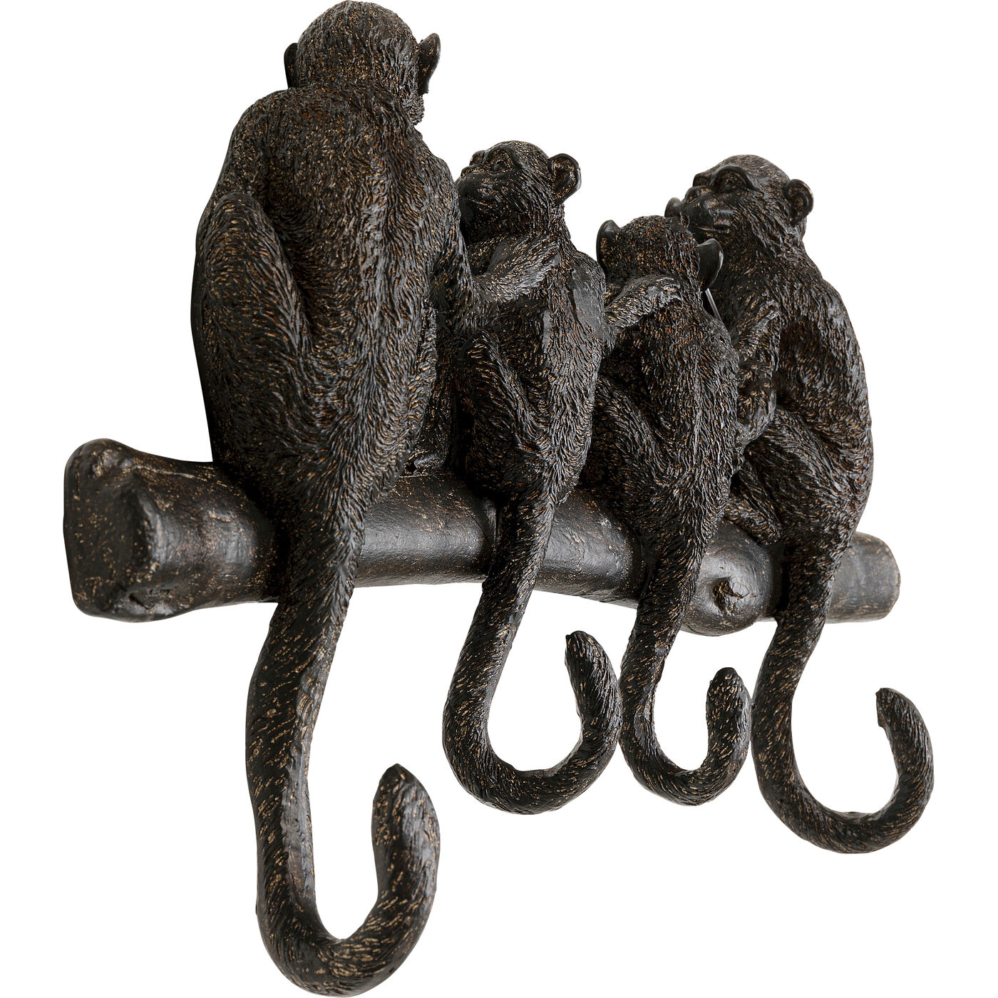 Вешалка Monkey Family 38cm KARE 70392