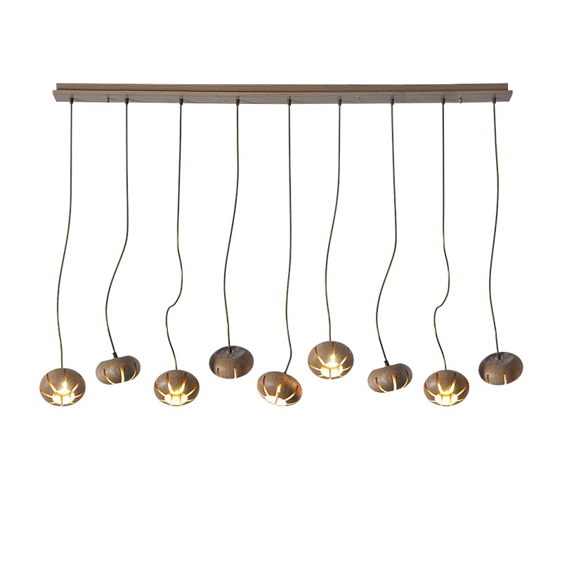 Дизайнерская люстра CAPSULES L110 Light wood by ImperiumLoft