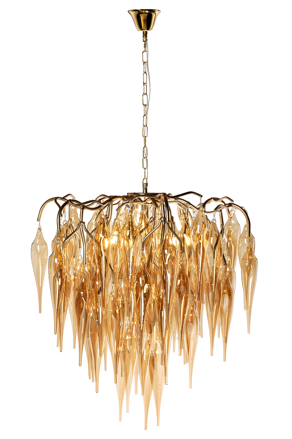 Люстра подвесная золото Garda Decor 86-80356