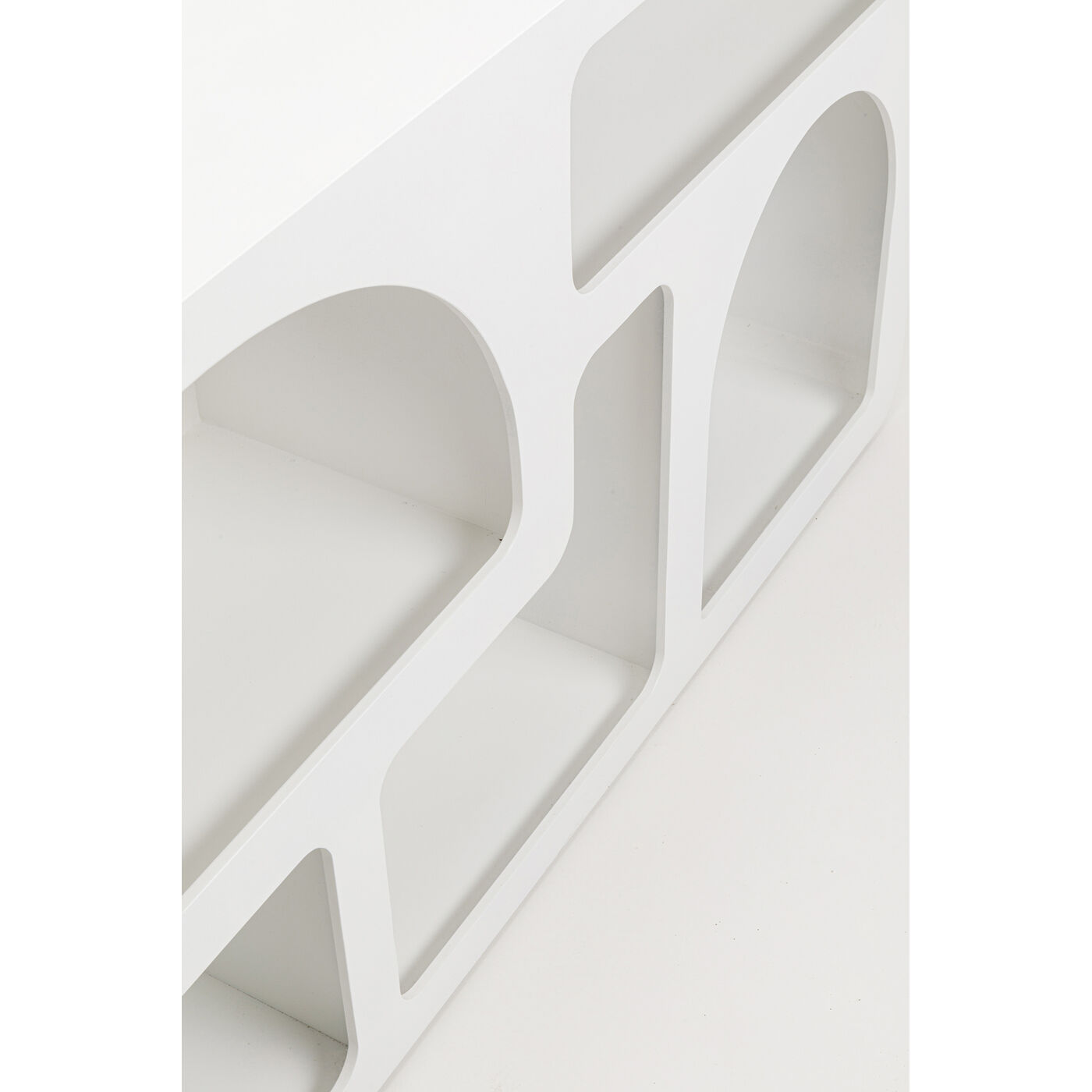 Стеллаж Paco White 140x75 см KARE 87973
