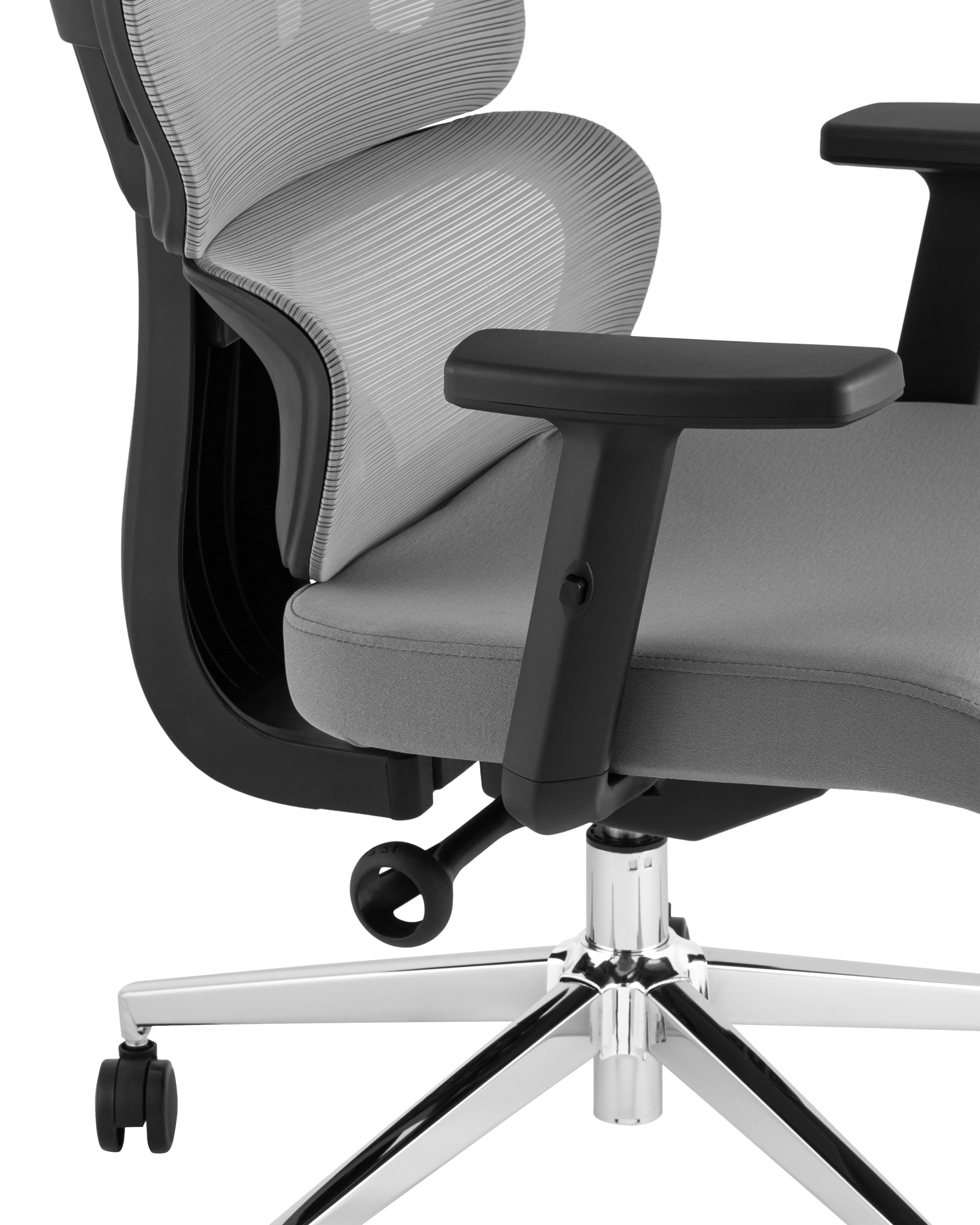 Кресло офисное TopChairs Techno серый Stool Group