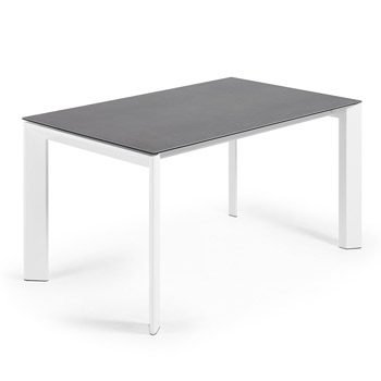 Стол Atta 140 (200) x90 белый керамический La Forma (ex Julia Grup)