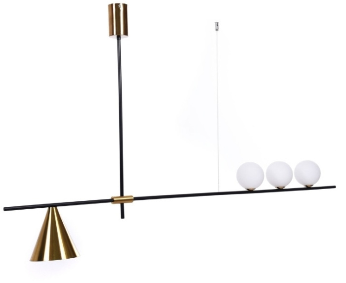 Подвесной светильник Lumina Deco LDP 6043-4 BK+MD