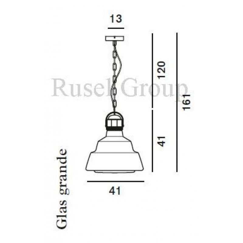 Подвесной светильник Foscarini Diesel Glas grande sospensione