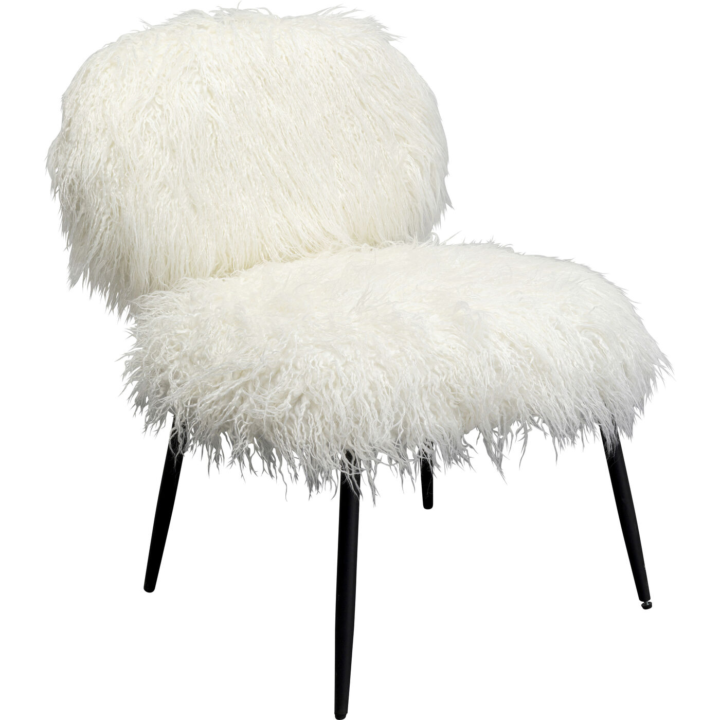 Кресло Hairy White KARE 87828