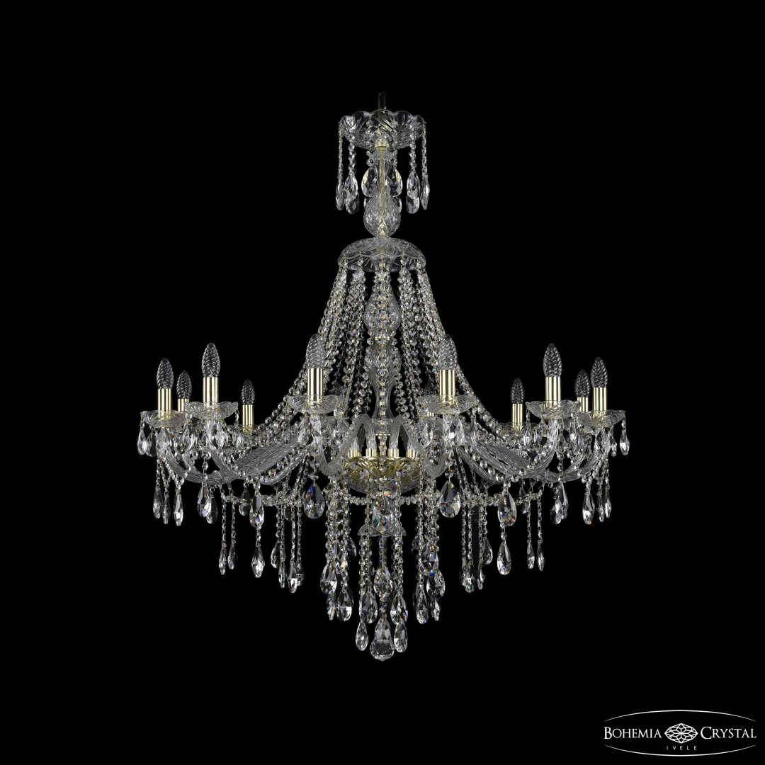 Люстра хрустальная 1415/12/360/XL-113 G