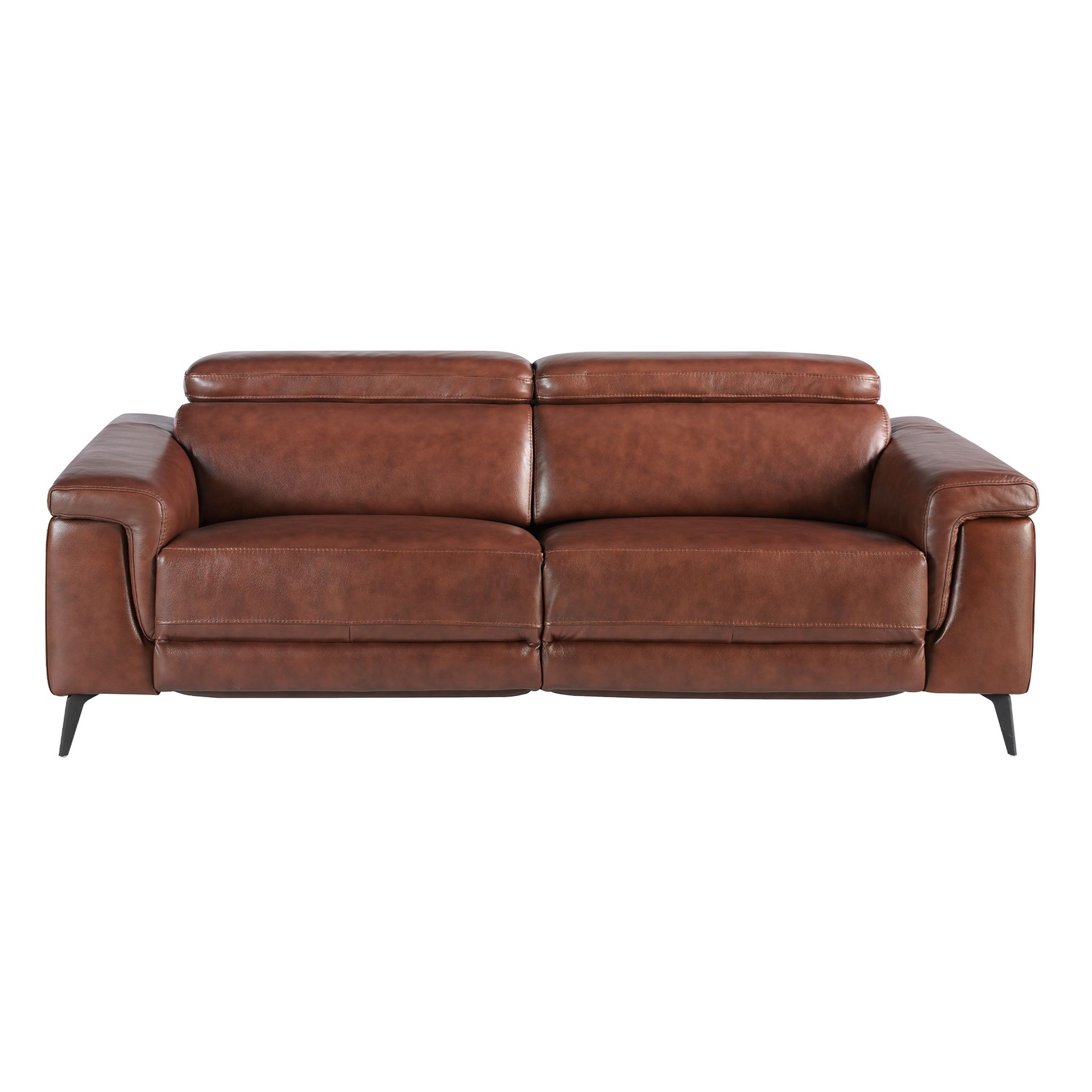 Диван 3-х местный 5319-3P-M1595 /6117 с реклайнером коричневый Angel Cerda