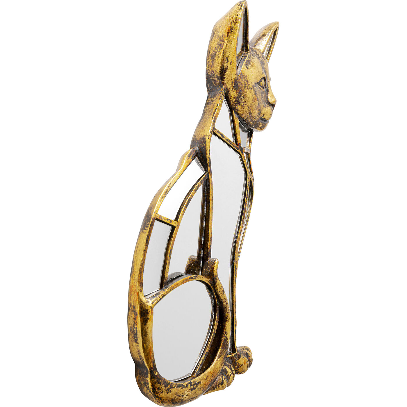 Декор настенный Cat Mirror 38cm KARE 56982