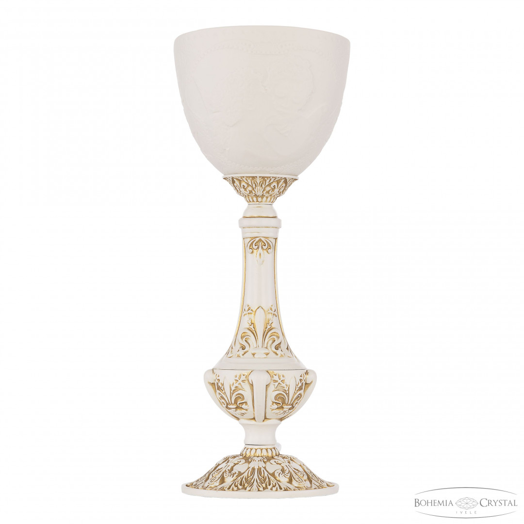 Настольная лампа с костяным фарфором AL79100L/15 WMG P1 Angel Bohemia Ivele Crystal