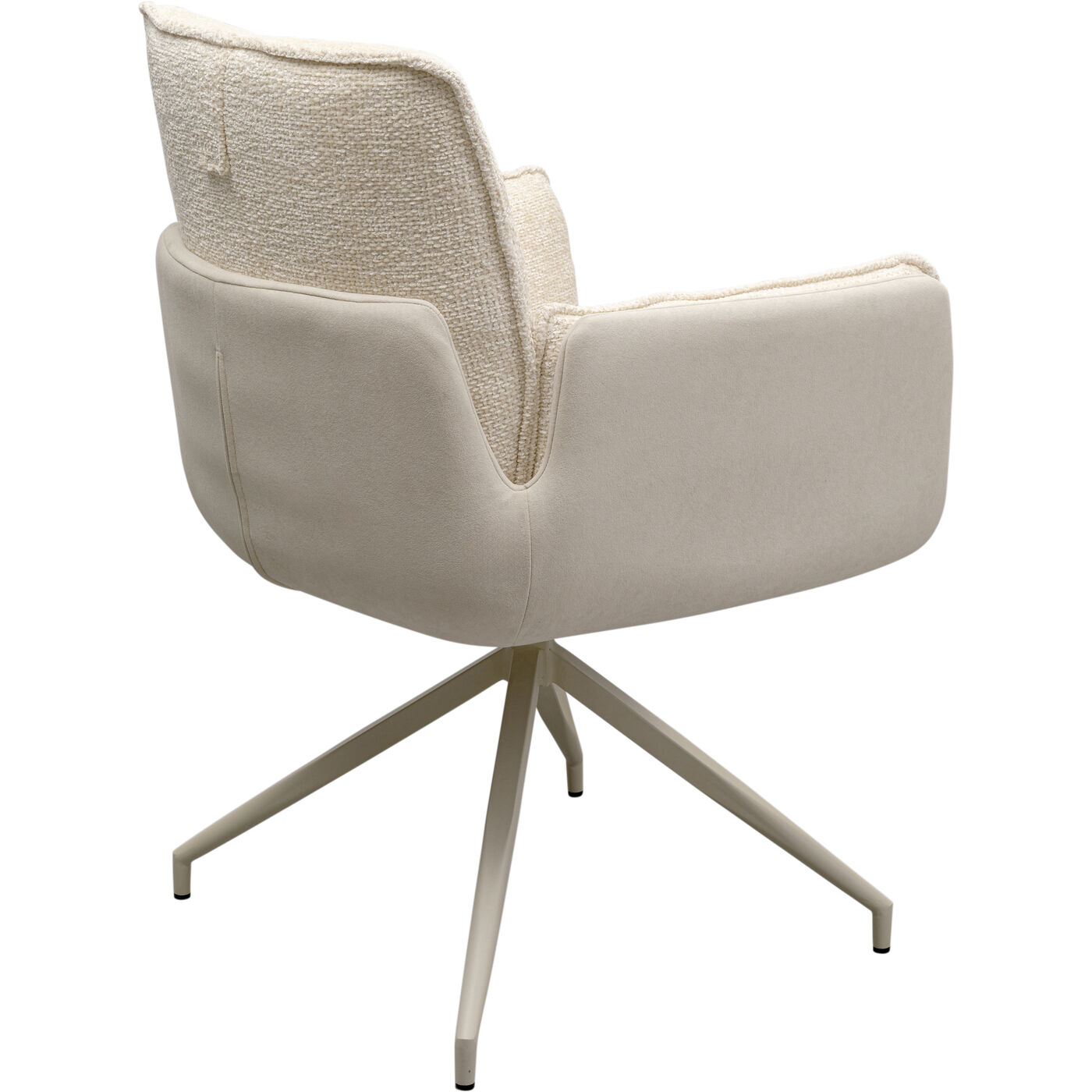 Кресло вращающееся Hilla White KARE 70255