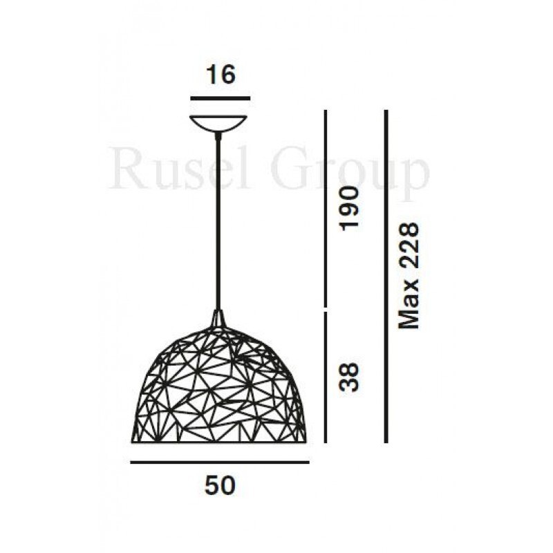 Подвесной светильник Foscarini Diesel rock sospensione
