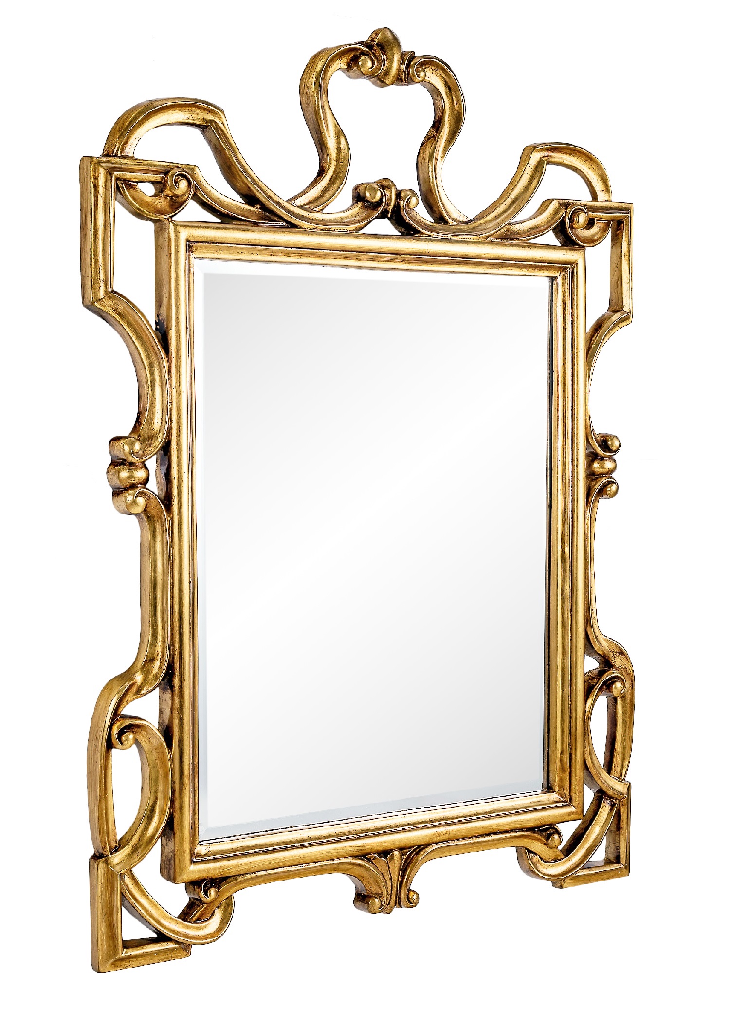 Зеркало в резной раме King Gold Art-Zerkalo FA125GL