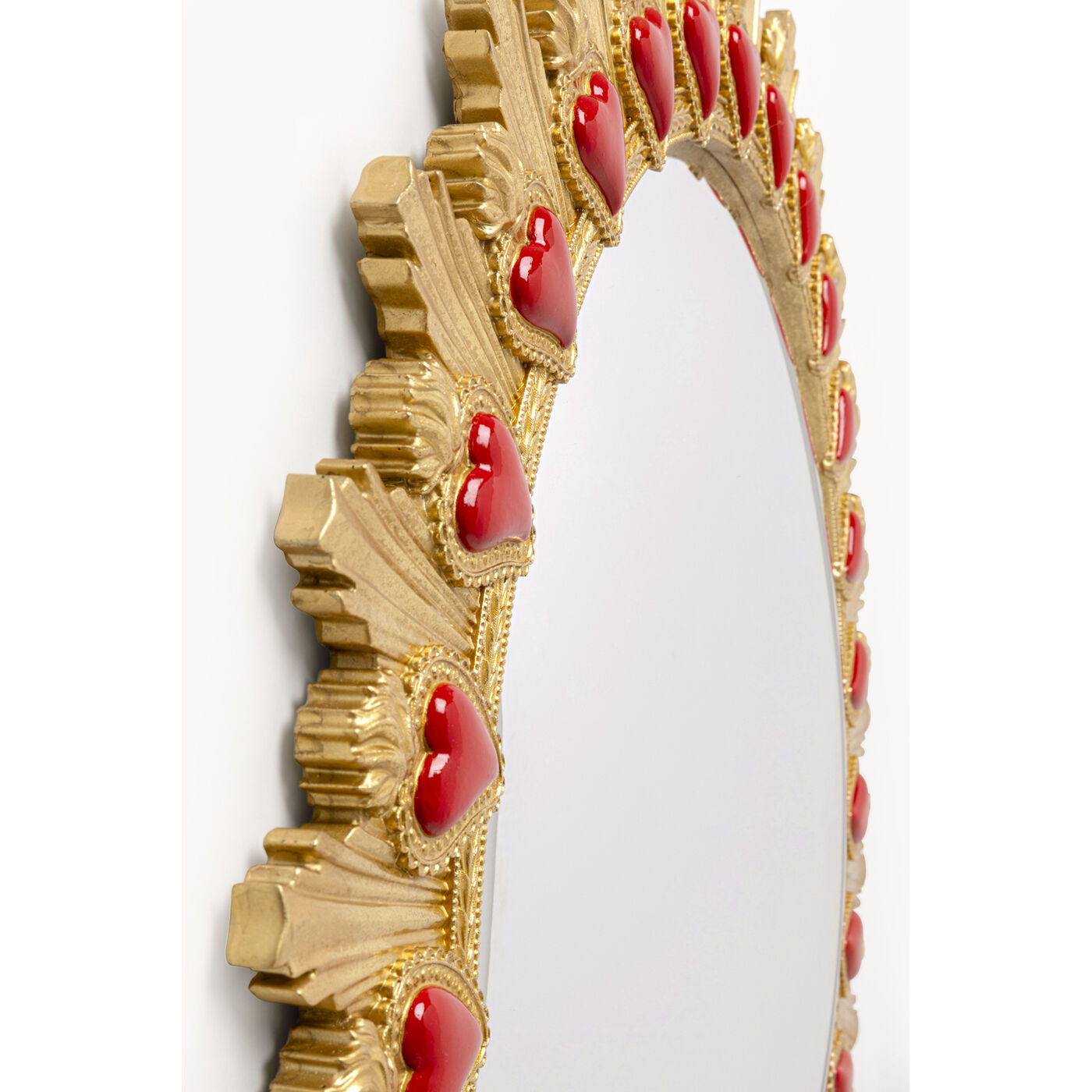 Зеркало настенное Flaming Heart Ø81cm KARE 70884