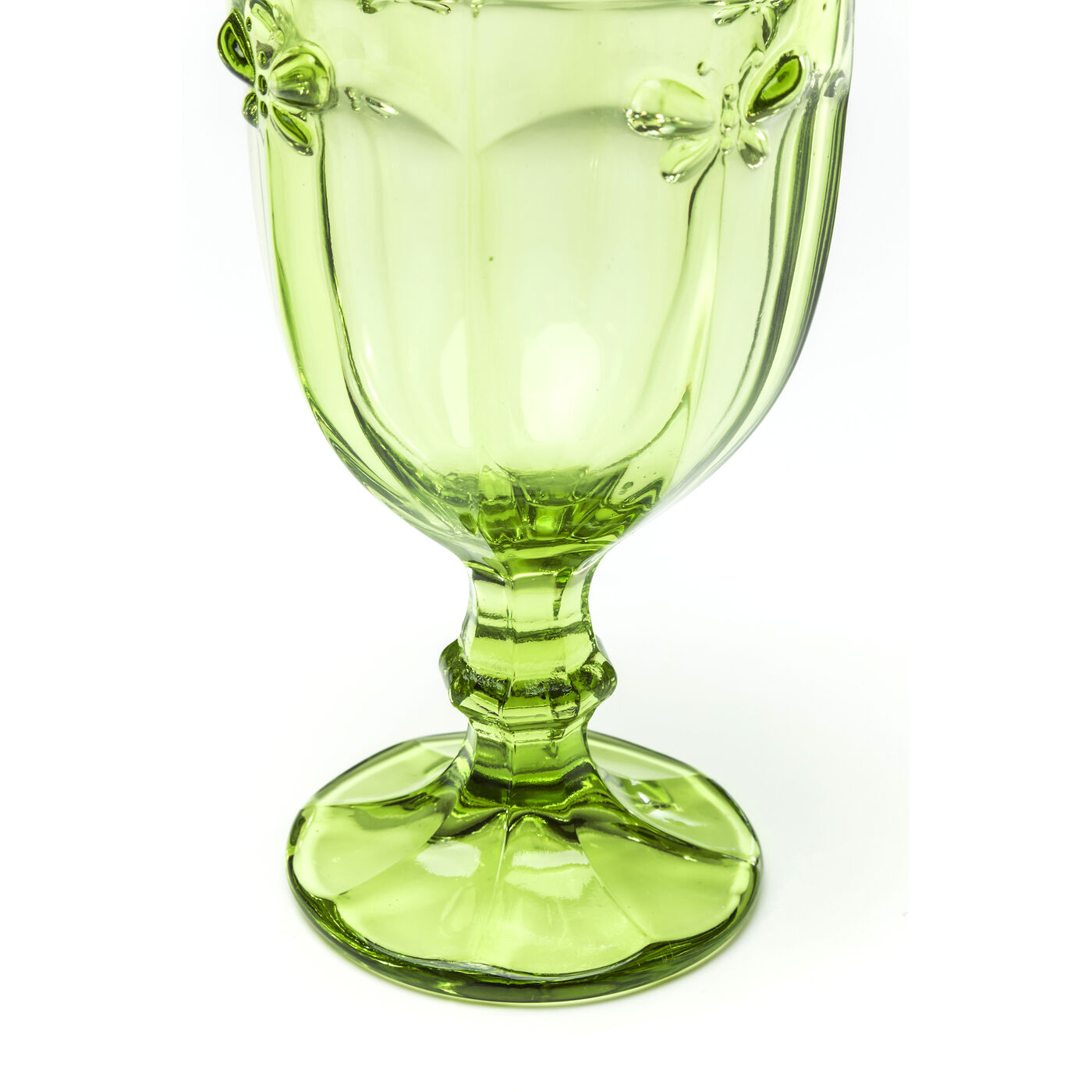 Бокал для вина Goblet Butterfly Olive KARE 38012