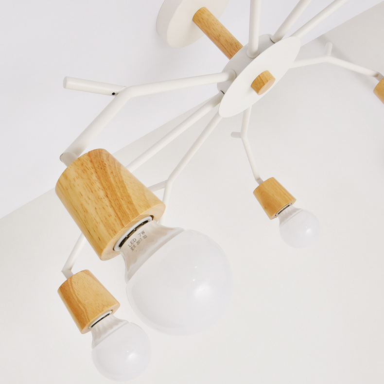 Люстра на штанге LES L5 White by ImperiumLoft
