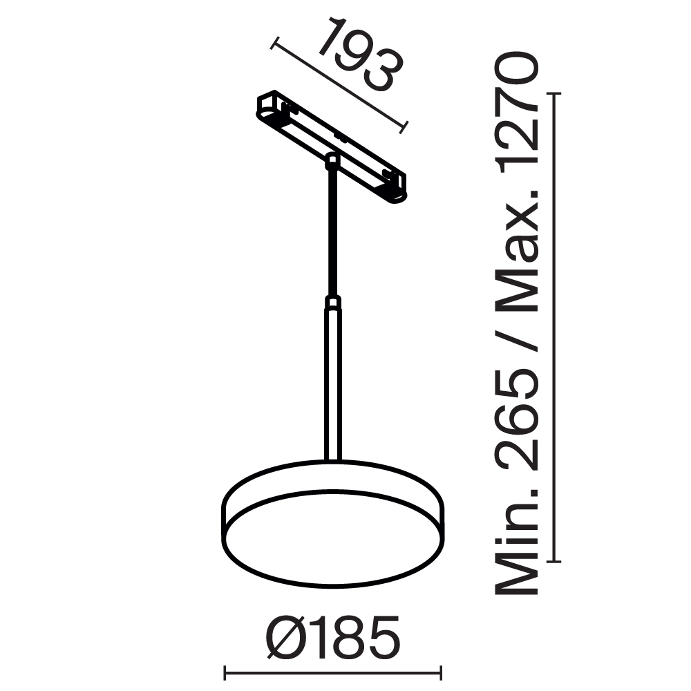 Трековый светильник Technical TR123-4-15W-DS-B
