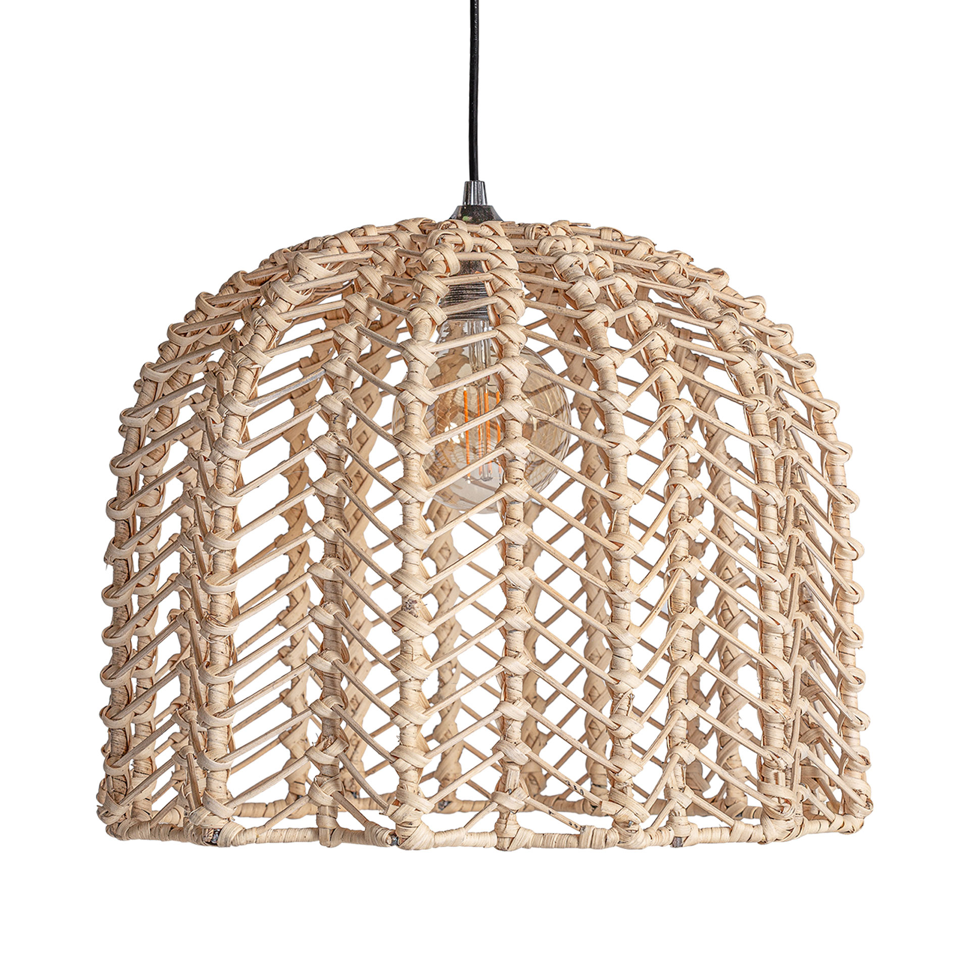 Подвесной светильник Plisse Rattan 29932 Vical