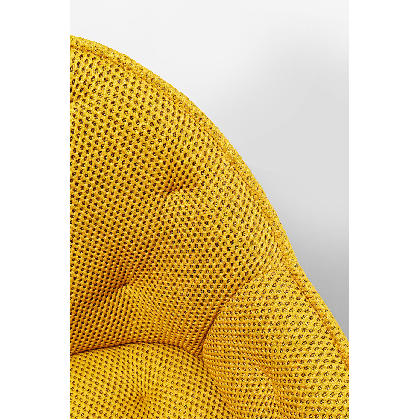Стул вращающийся Carlito Mesh Yellow KARE 87682